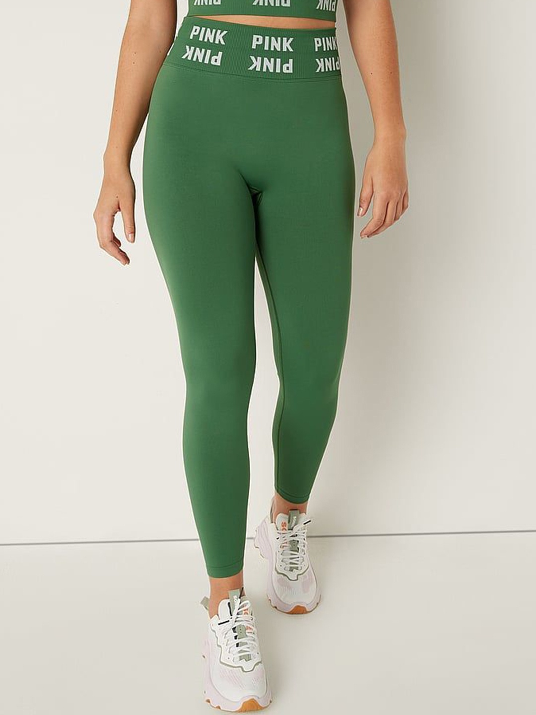 

Victoria's Secret PINK Ankle-Length Gym Tights, Green