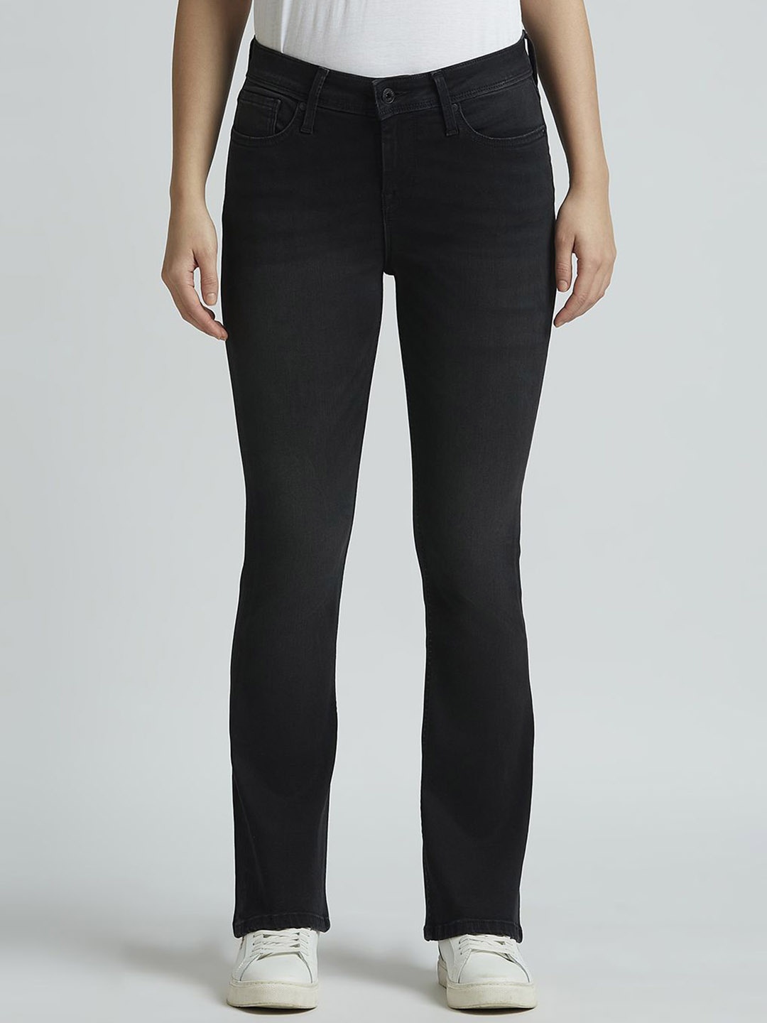 

Pepe Jeans Women Slim Fit Stretchable Jeans, Black