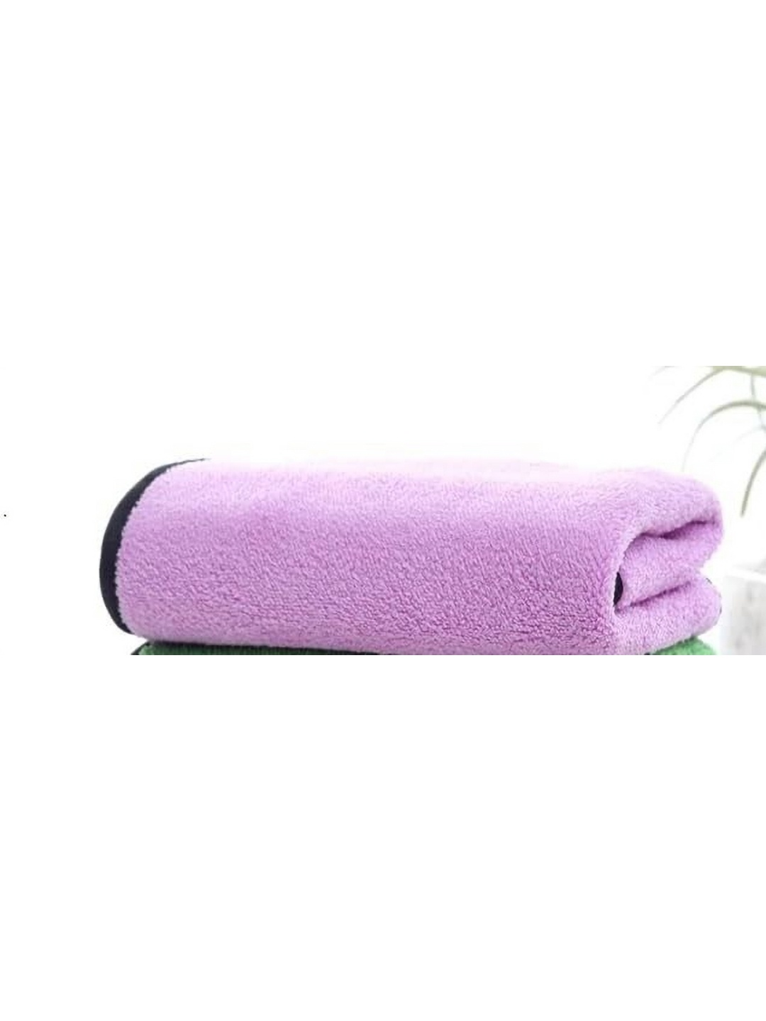 

Sparrow world Lavender Colored & Black 570 GSM High Absorption Hand Towel