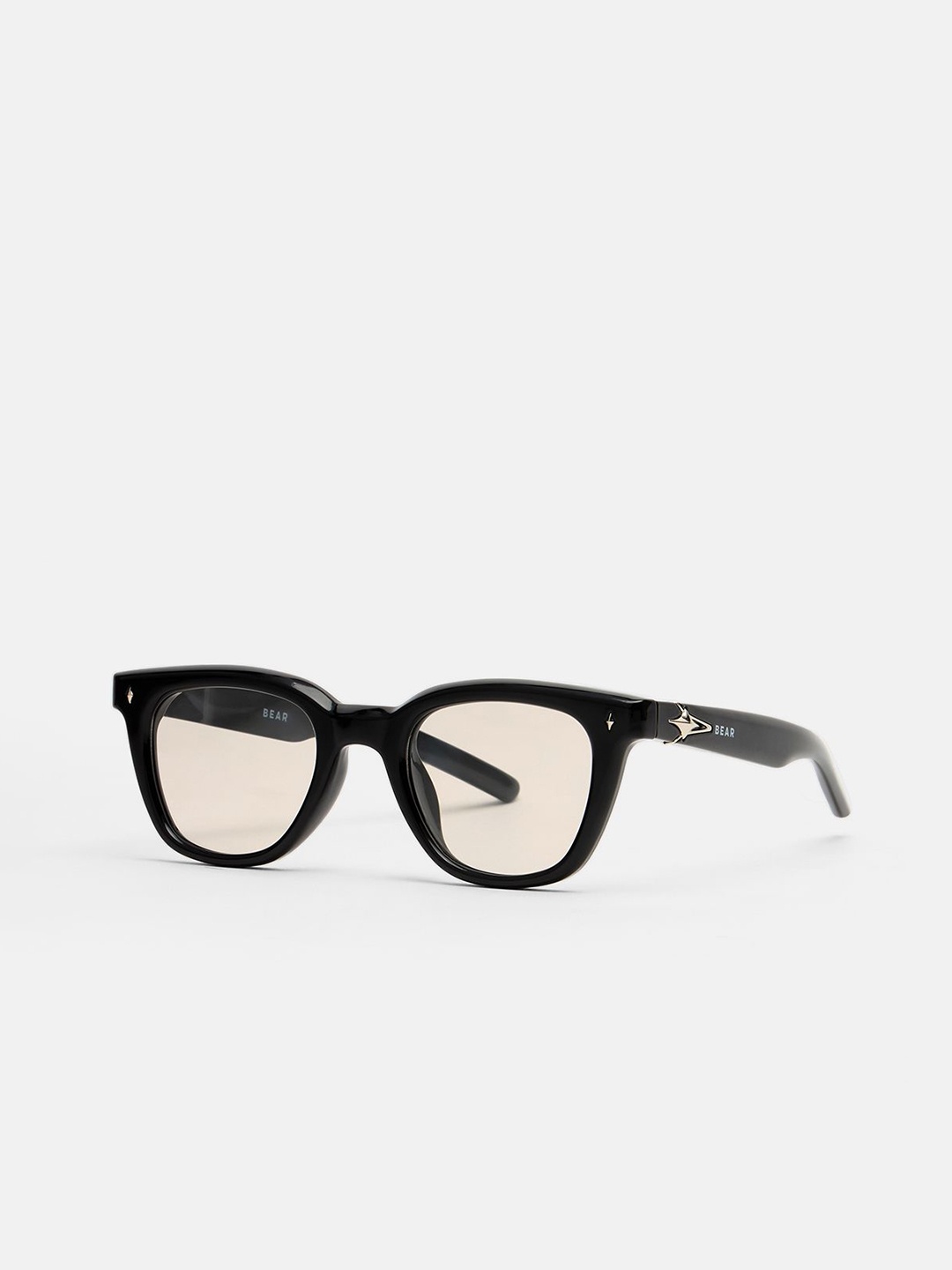 

THE BEAR HOUSE Men Wayfarer Sunglasses, Transparent