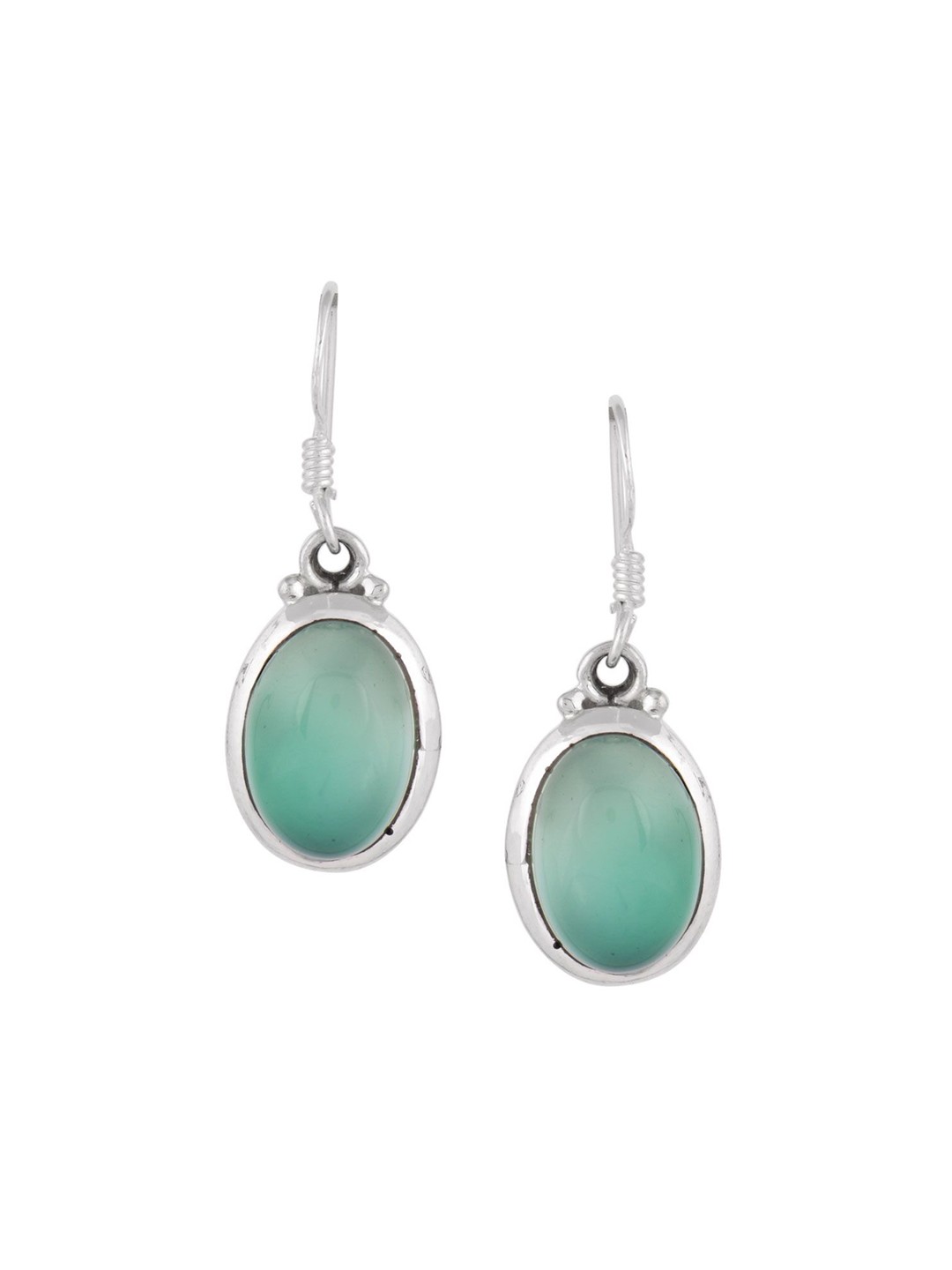 

Indianshelf 92.5 Sterling Silver Stone Studded Contemporary Drop Earrings