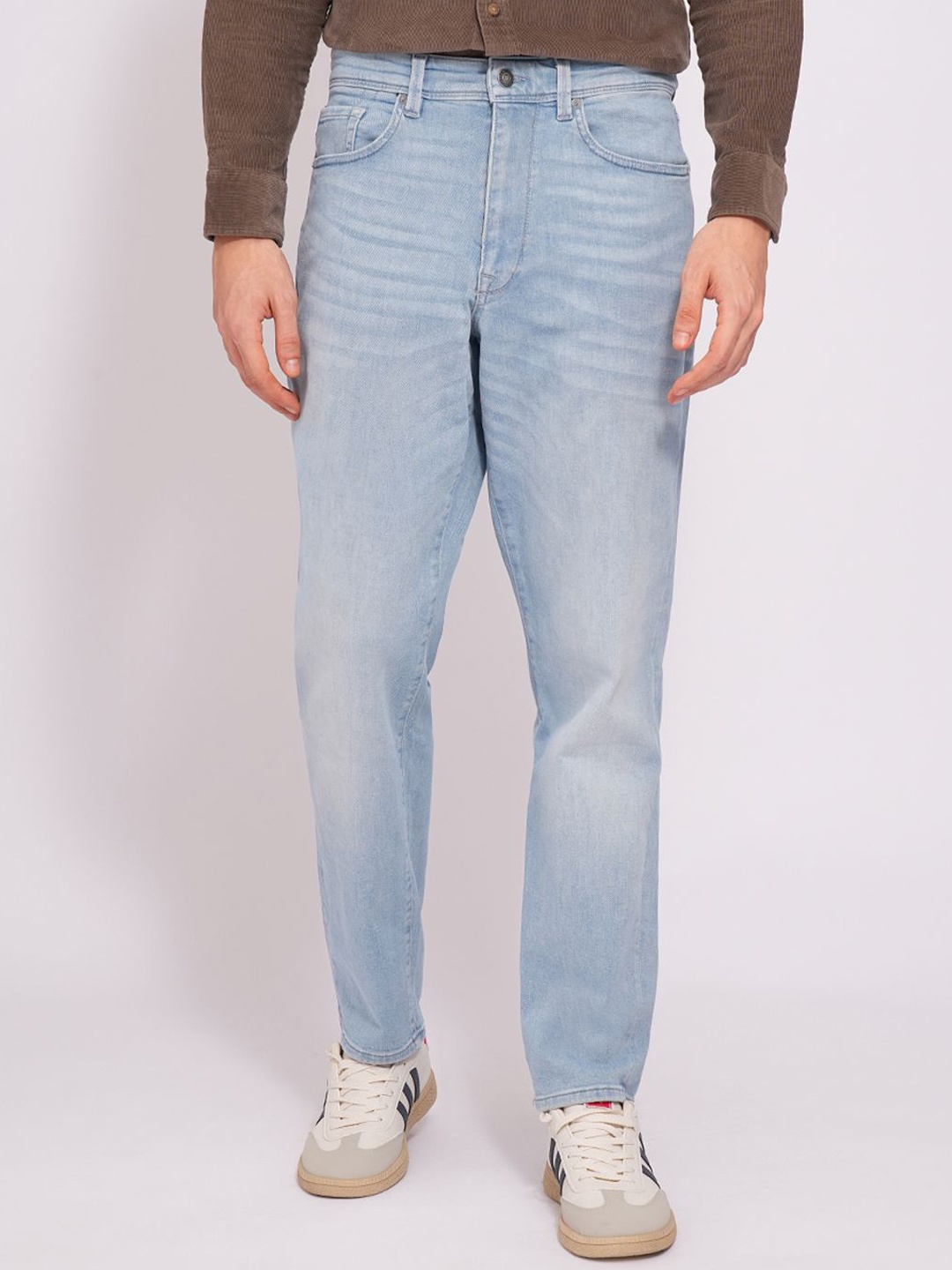 

SELECTED Men Heavy Fade Stretchable Jeans, Blue