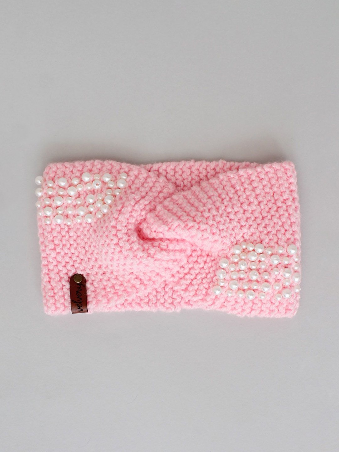 

Velvery Women Chill Wrap Headband, Pink