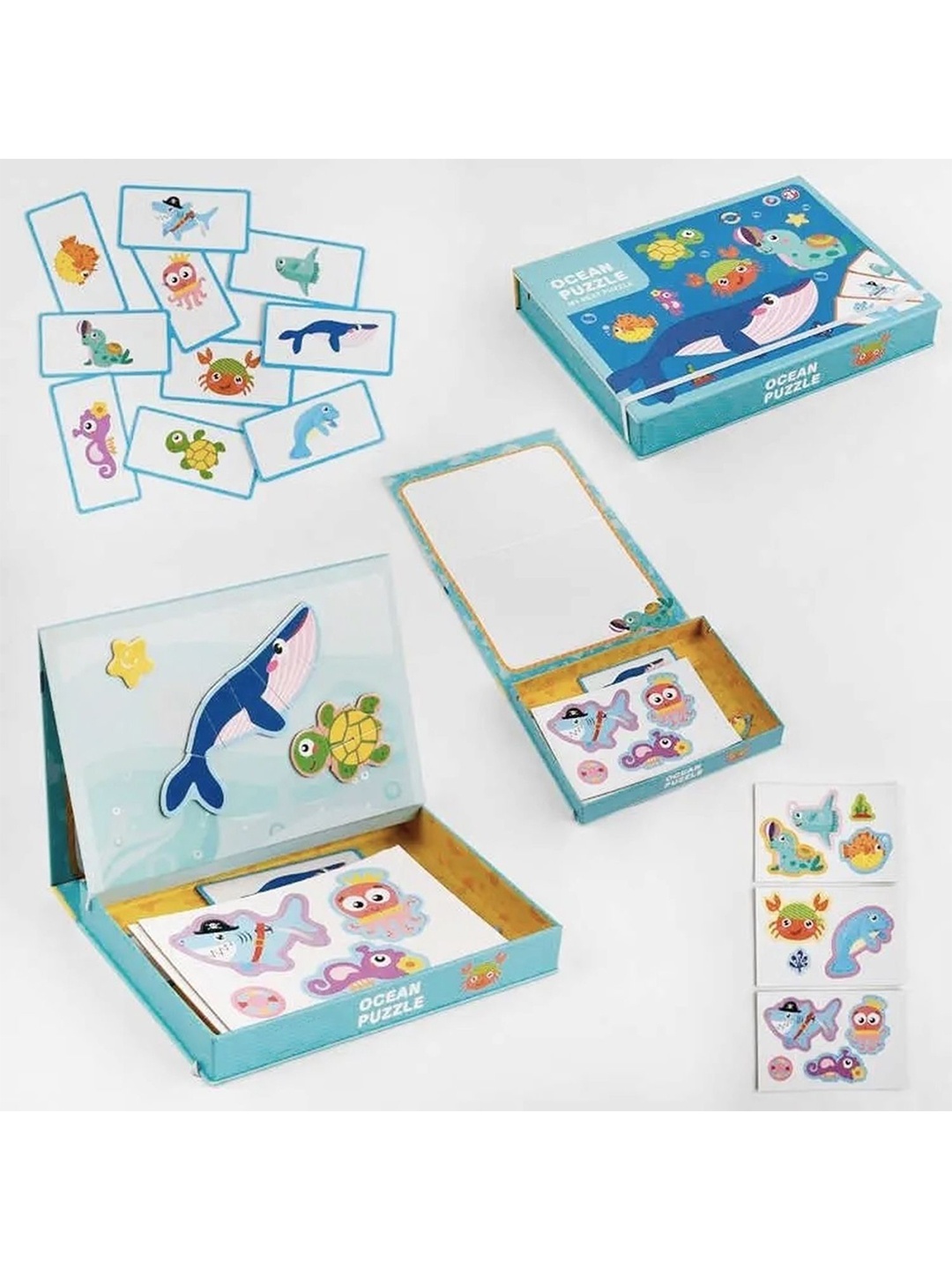 

MUREN Non-Allergic Puzzles Activity Toys and Games, Blue