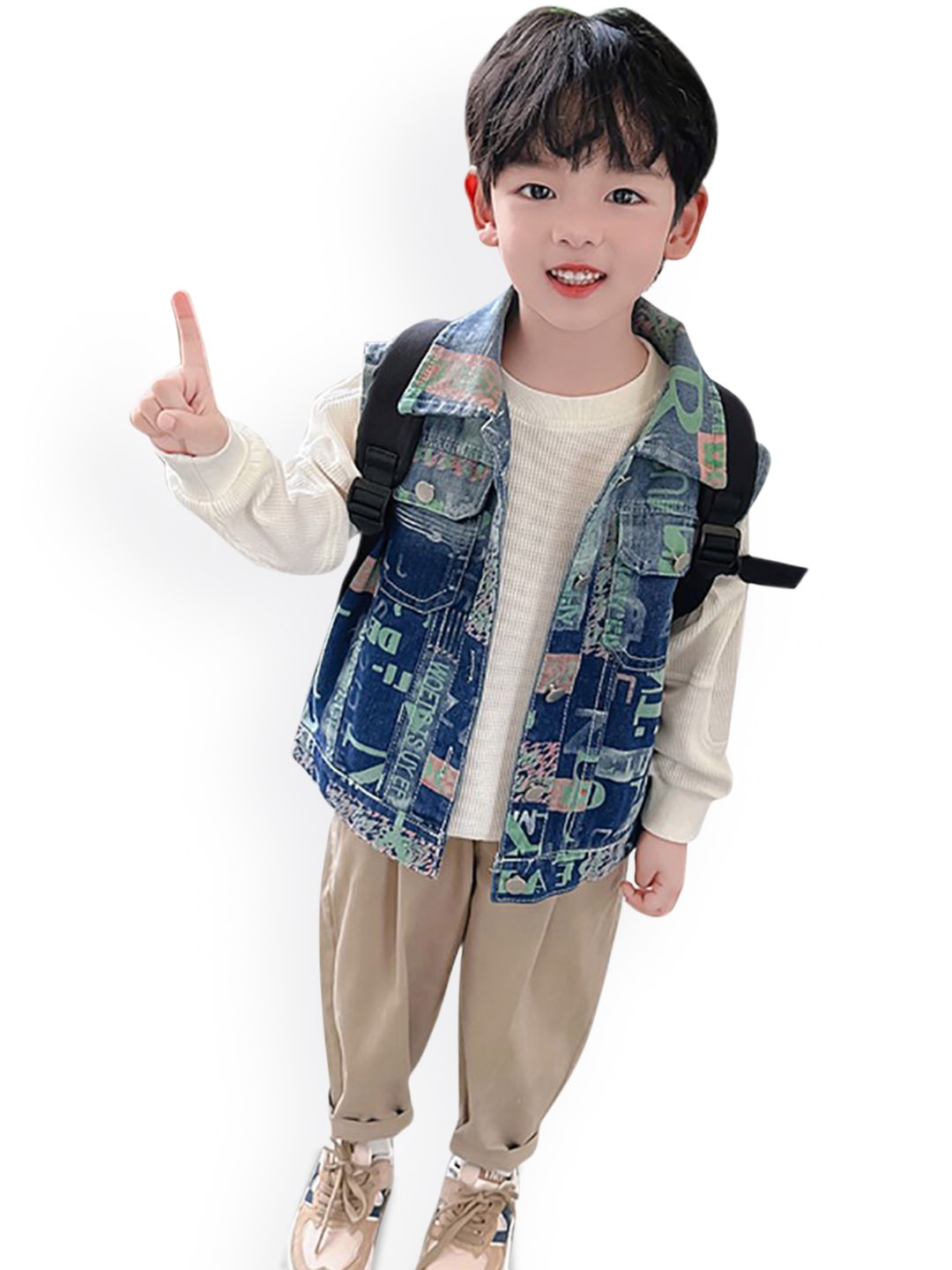 

StyleCast x Revolte Boys Solid Longline Outdoor Open Front Jacket, Blue