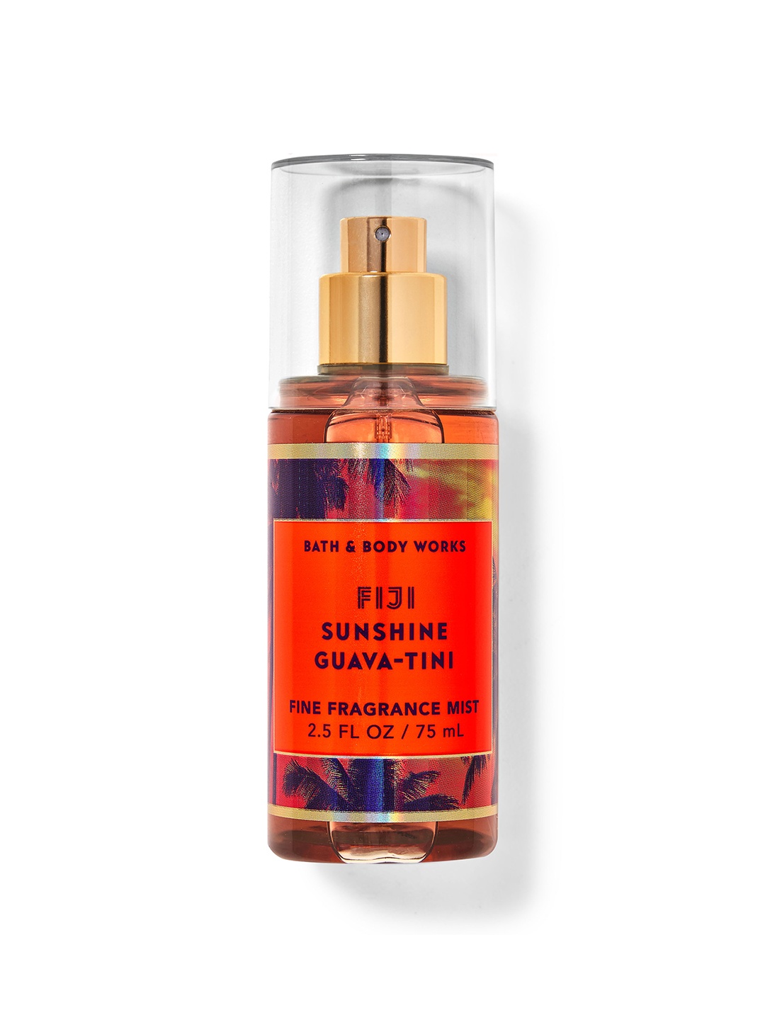 

Bath & Body Works Fiji Sunshine Guava Tini Mini Fine Fragrance Mist - 75ml, Red