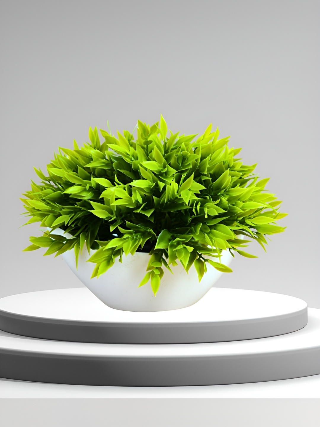 

fancy mart Green 1 Pieces Artificial Plant With Pot