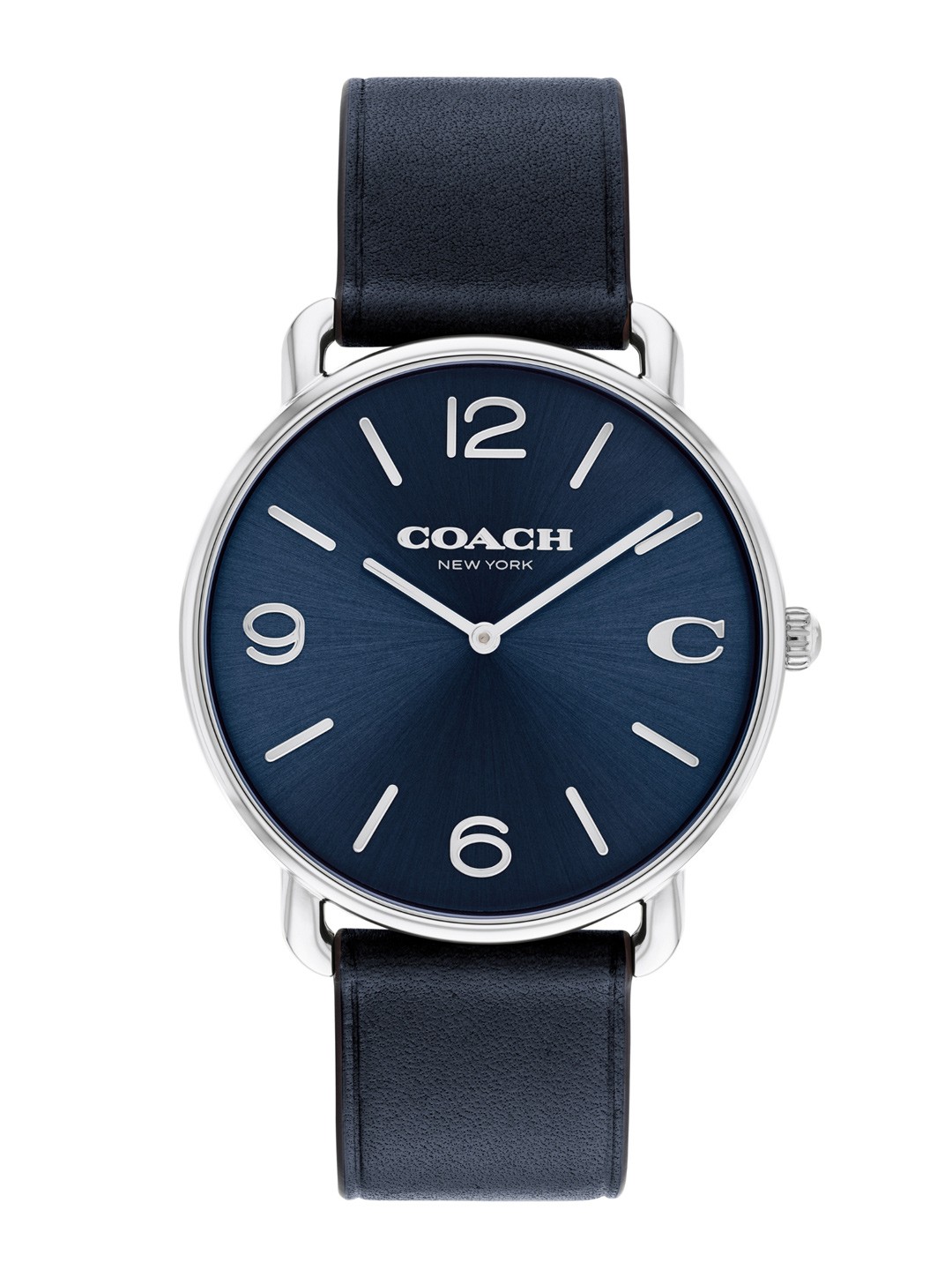 

Coach Men Elliot Dial & Leather Straps Analogue Watch 14602649, Blue