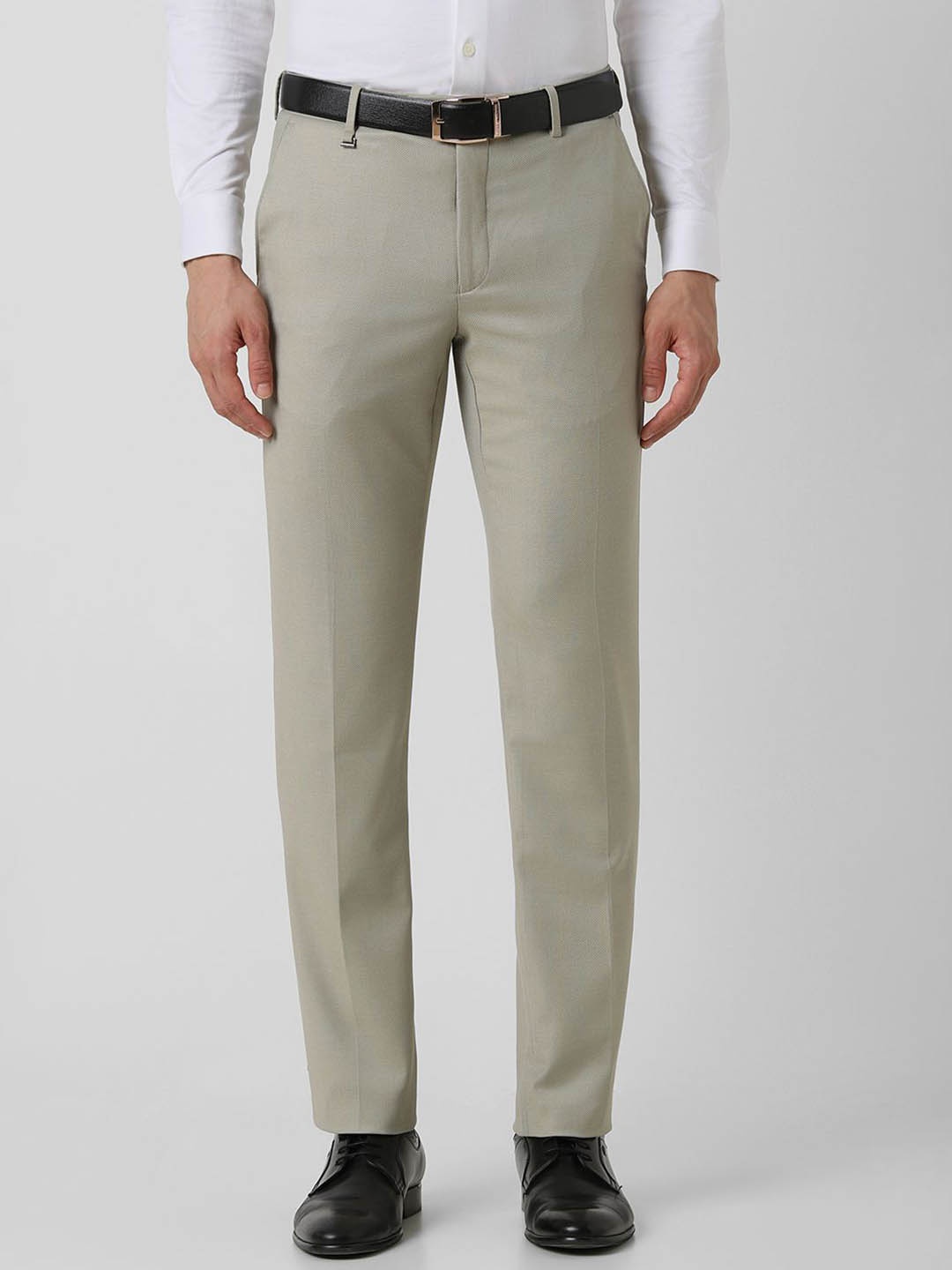 

Van Heusen Men Slim Fit Trousers, Beige