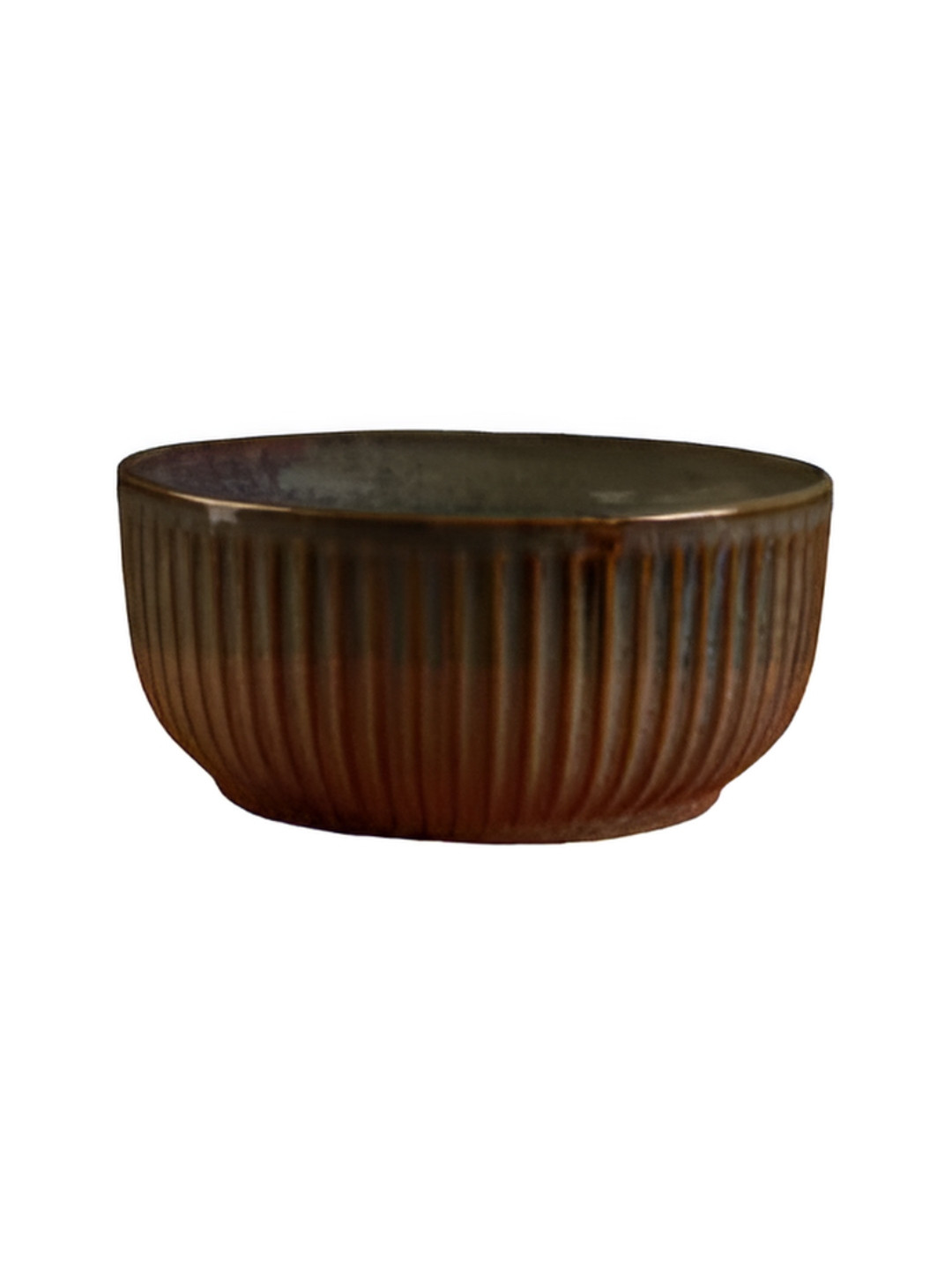 

AMALAFIEE CERAMICS Green 4 Pieces Textured Ceramic Microwave Safe Matte Serving Bowls