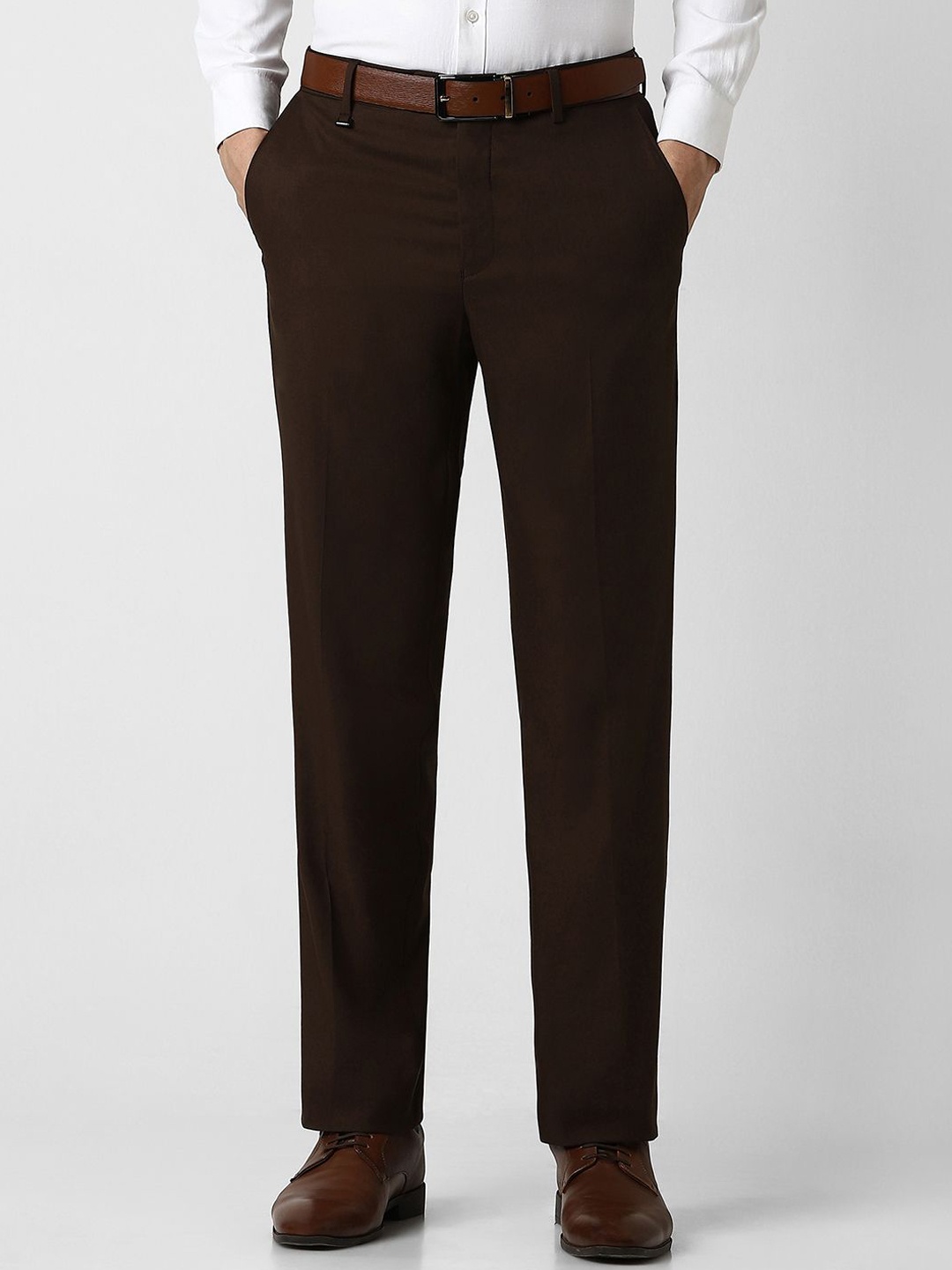 

Van Heusen Men Trousers, Brown