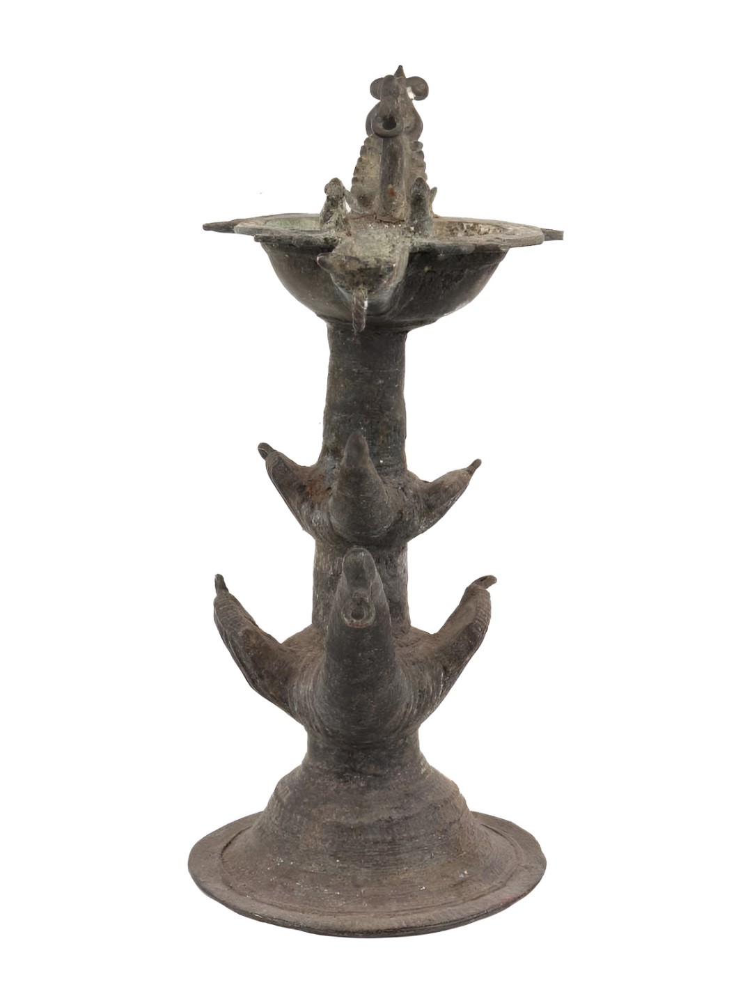 

Indianshelf Bronze Toned Antique Brass Diwali Oil Lamp Diya