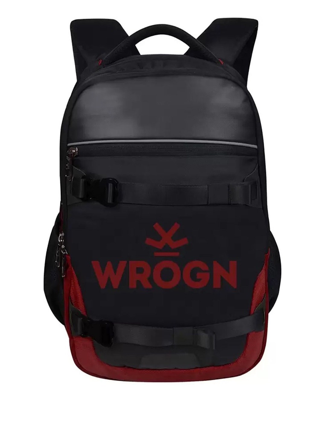 

WROGN Unisex Brand Logo Backpack, Black