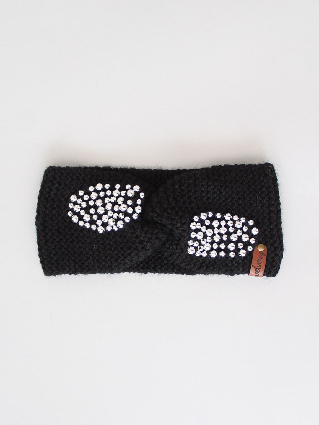 

Velvery Women Chill Wrap Headband, Black