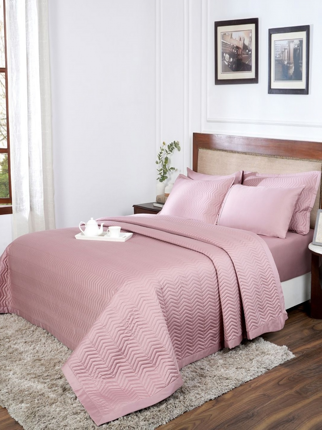 

MASPAR Rose Cotton 100 GSM AC Room Double Bed Quilt