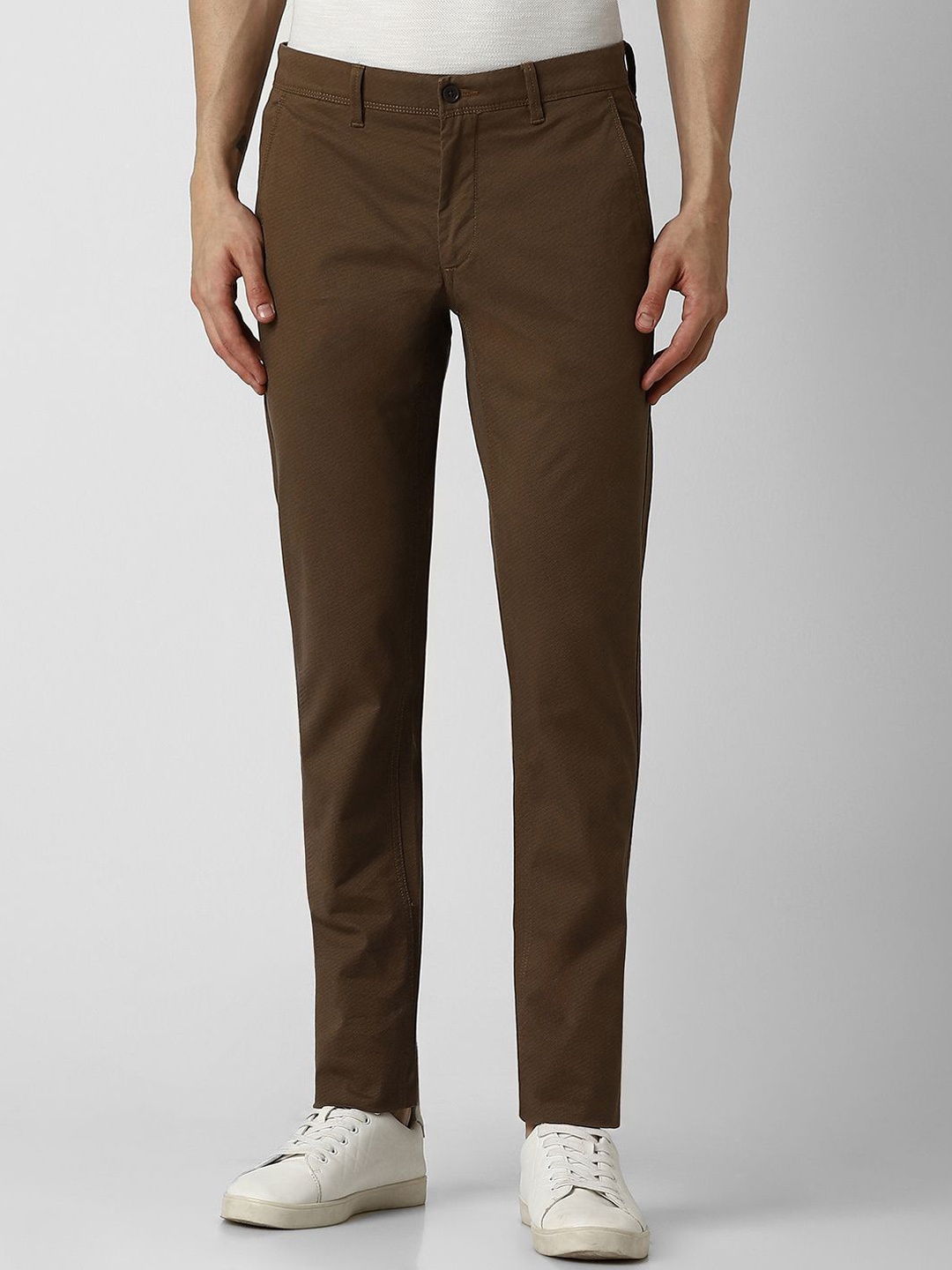 

Van Heusen Sport Men Slim Fit Trousers, Brown