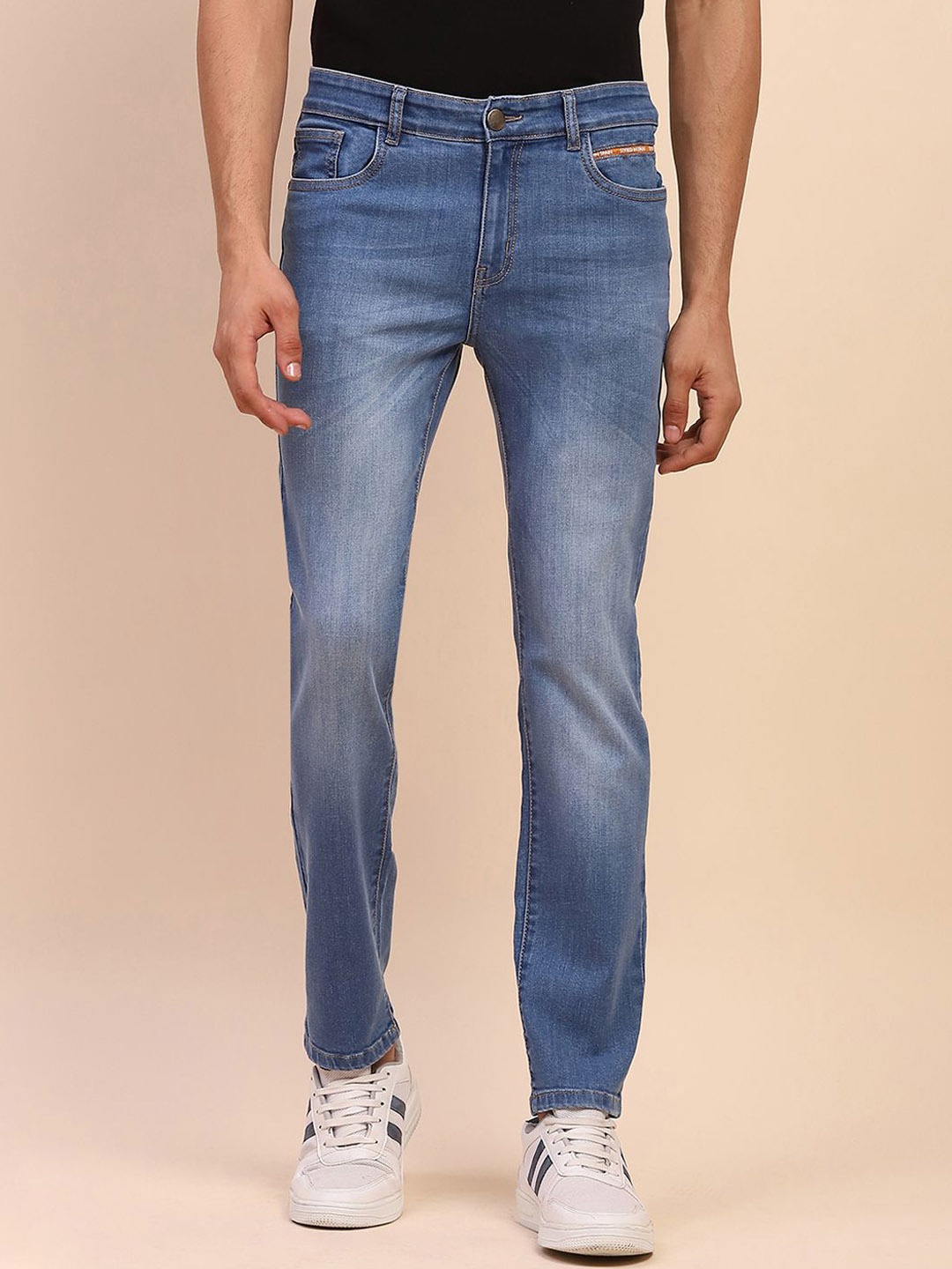 

CAMLA Men Heavy Fade Jeans, Blue