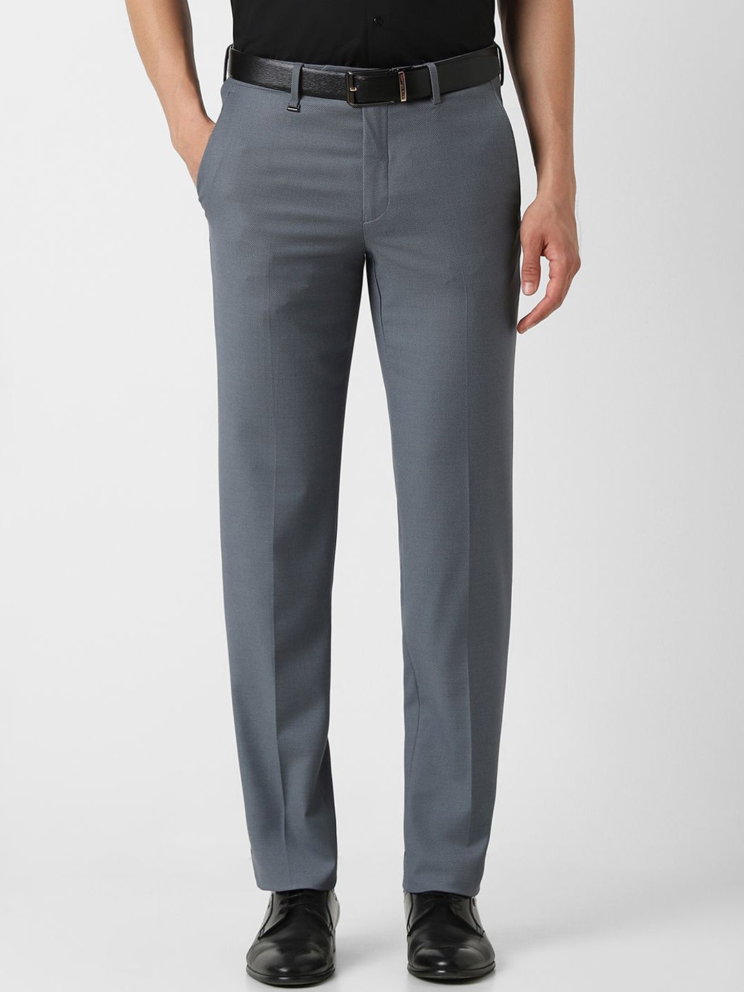 

Van Heusen Men Slim Fit Trousers, Grey
