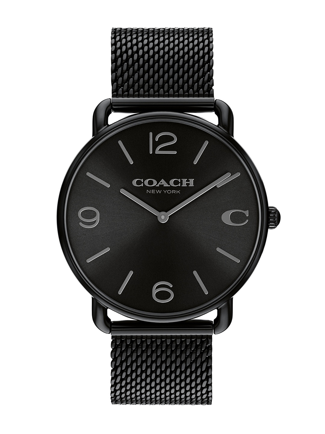 

Coach Men Elliot Dial & Stainless Steel Bracelet Style Straps Analogue Watch 14602651, Black
