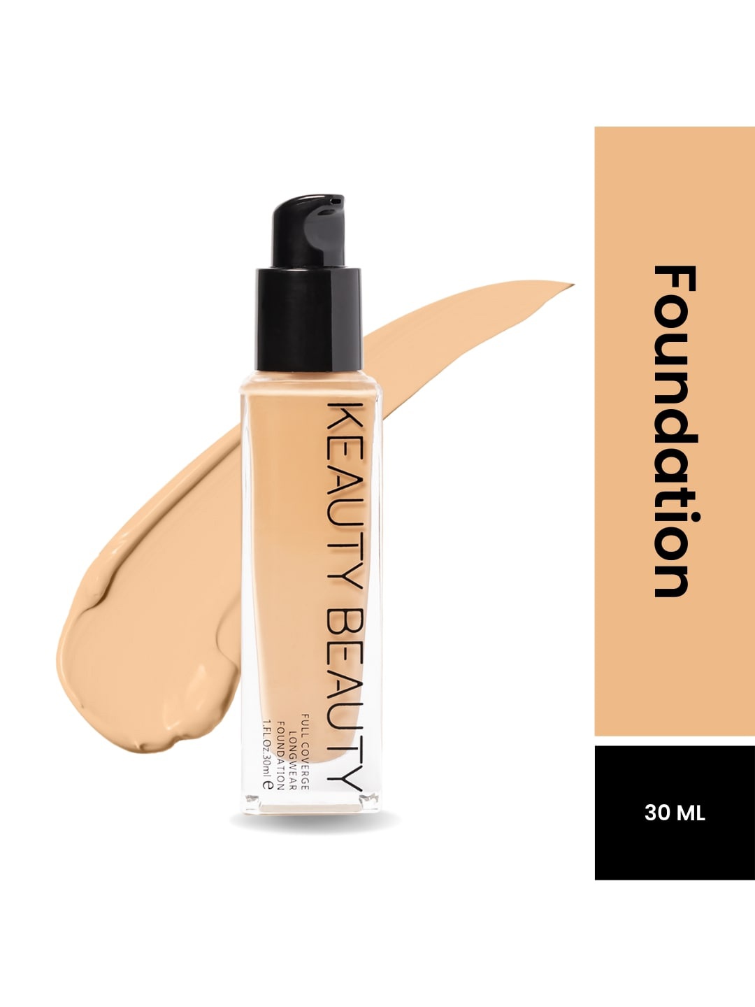 

Keauty Beauty Long Wear Full Coverage Matte Foundation 30 ml Shade 11, Nude