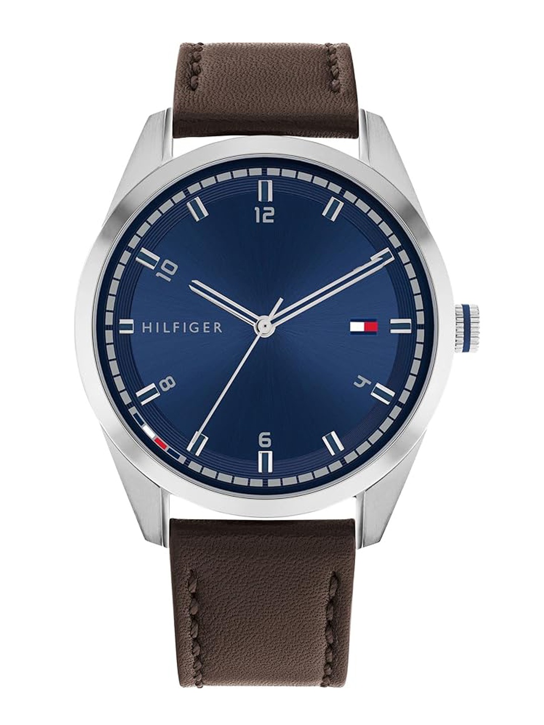 

Tommy Hilfiger Men Leather Straps Analogue Watch NDTH1710458W, Navy blue