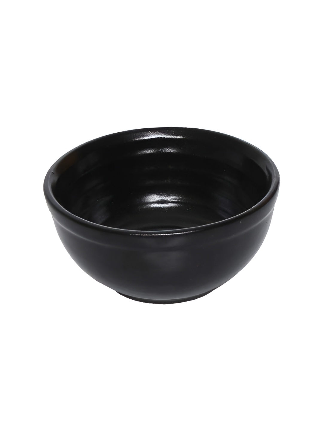 

AMALAFIEE CERAMICS Black 2 Pieces Textured Ceramic Microwave Safe Serving Bowls