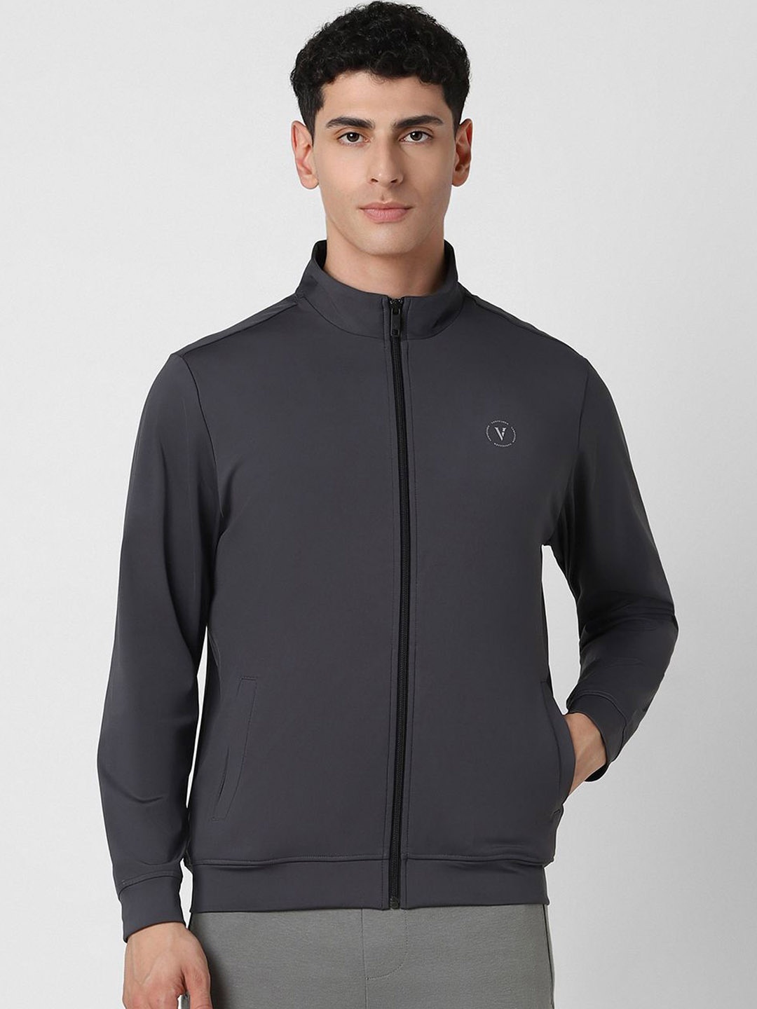 

Van Heusen Flex Men Sporty Jacket, Grey