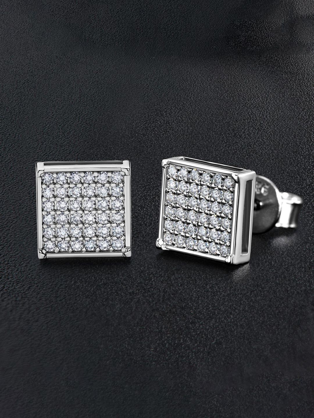 

KRENOZ Classic Studs Earrings, Silver