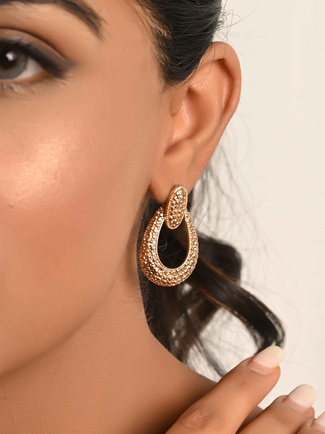 

Raf the label Gold Plated Classic Drop Earrings