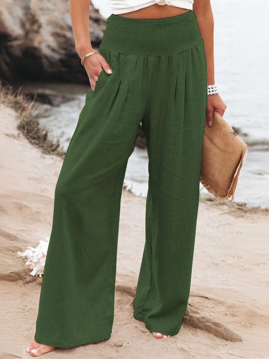 

StyleCast Women Regular Fit Trousers, Green