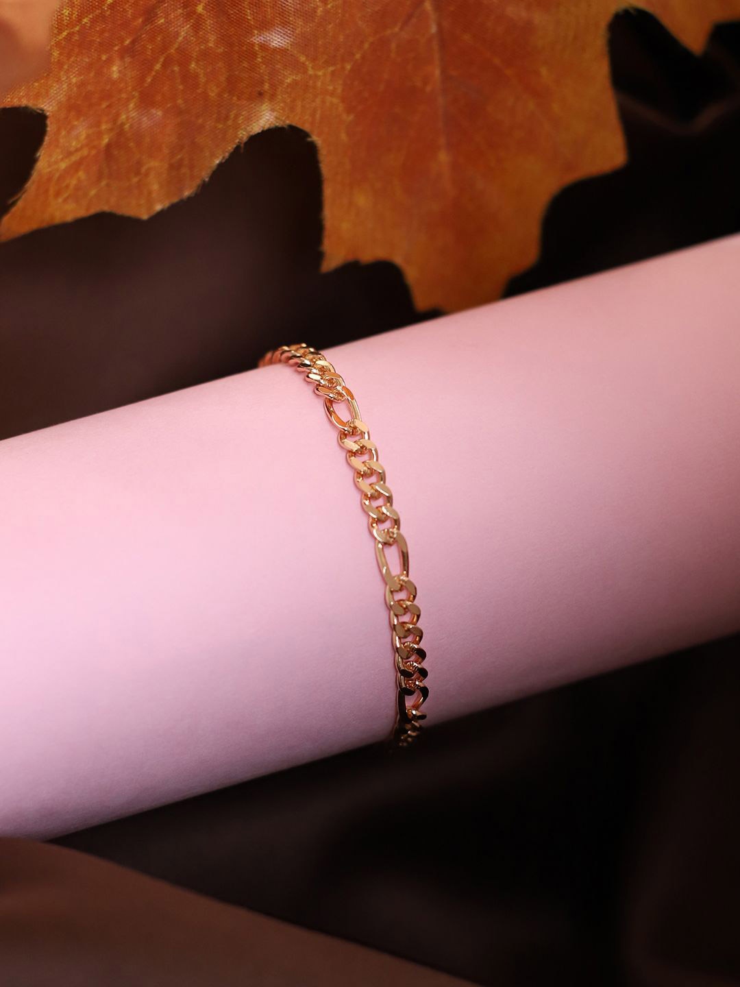 

ELLE Brass Gold-Plated Link Bracelet