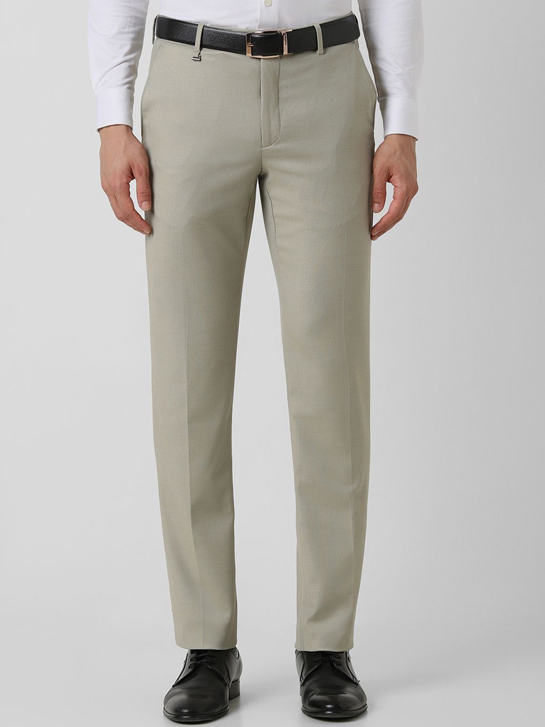 

Van Heusen Men Slim Fit Trousers, Beige