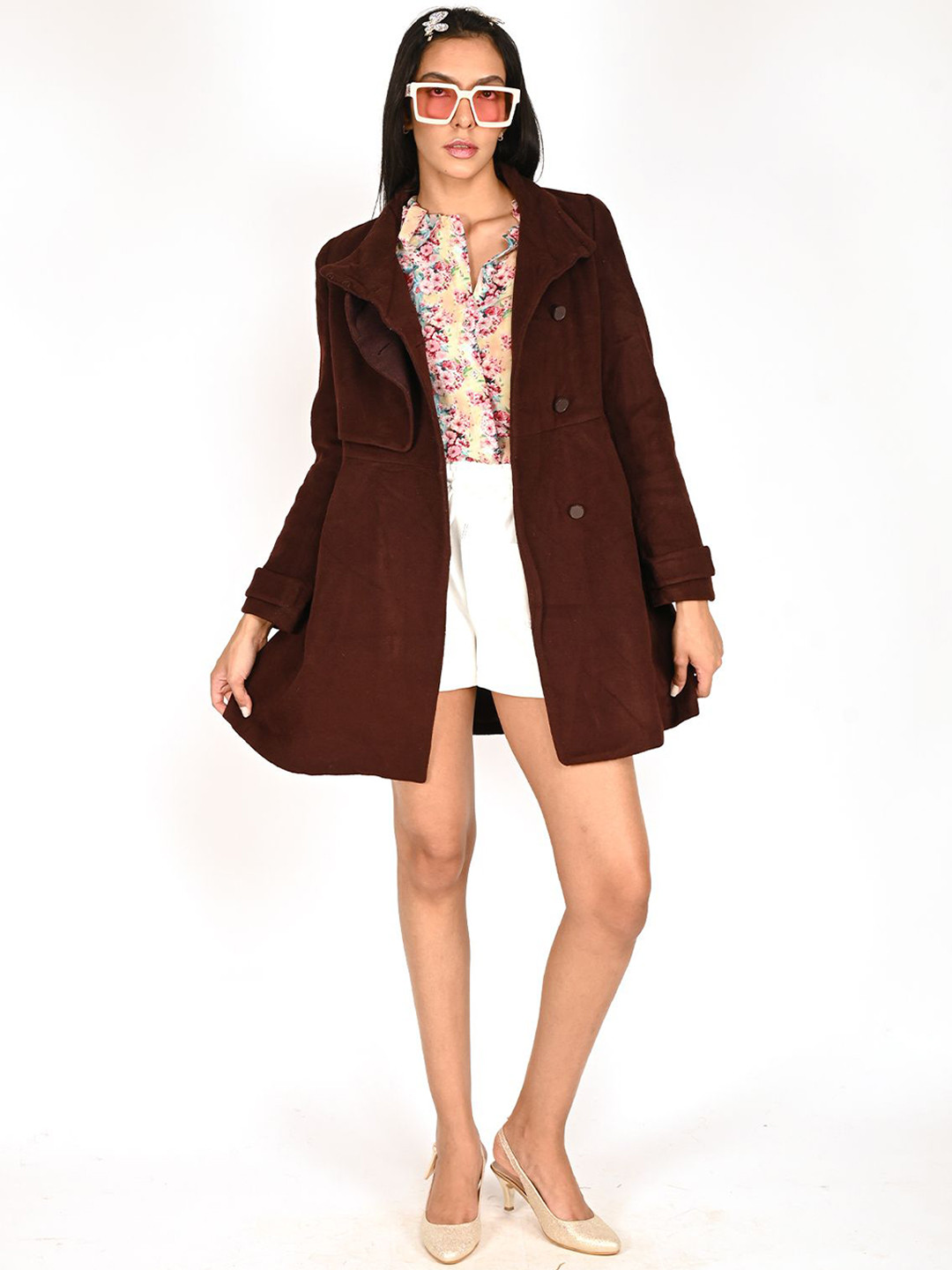 

ODETTE Women Tailored Jacket, Brown