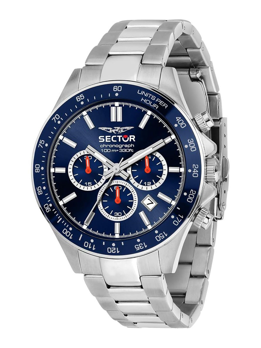 

Sector Men Dial & Stainless Steel Straps Analogue Watch R3273661037, Blue