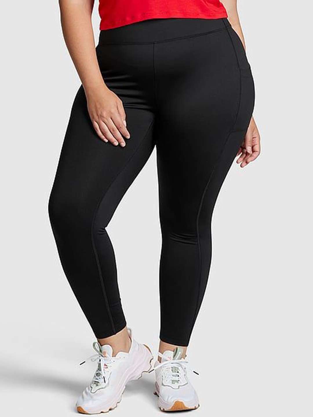 

Victoria's Secret PINK Ankle-Length Gym Tights, Black