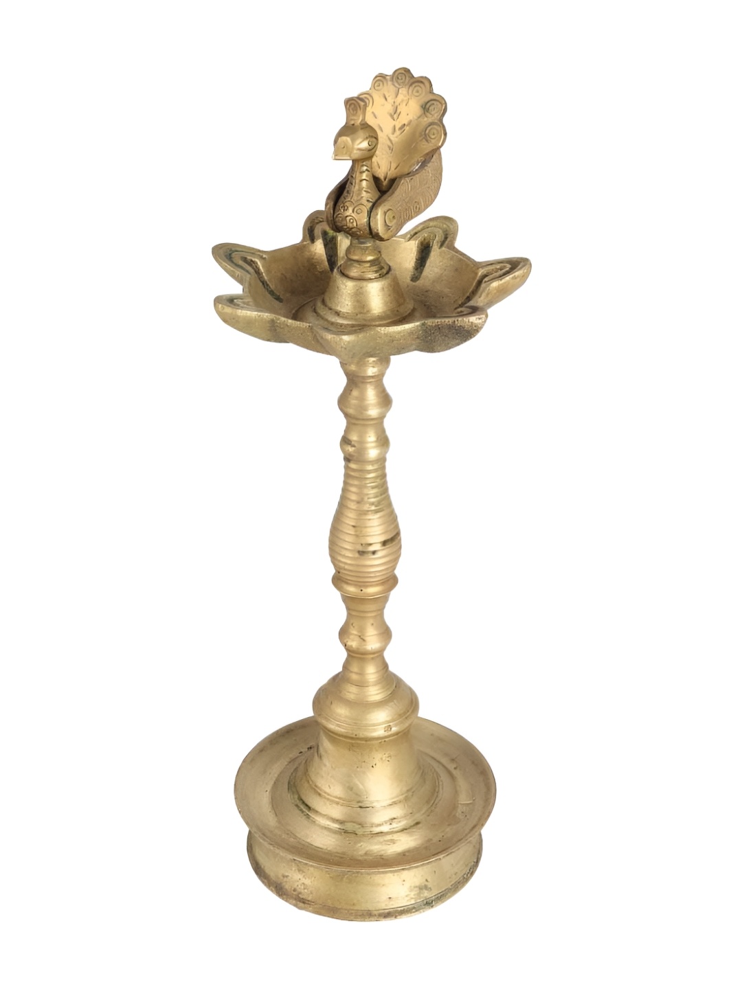 

Indianshelf Gold Toned Brass Diwali Deep Diya