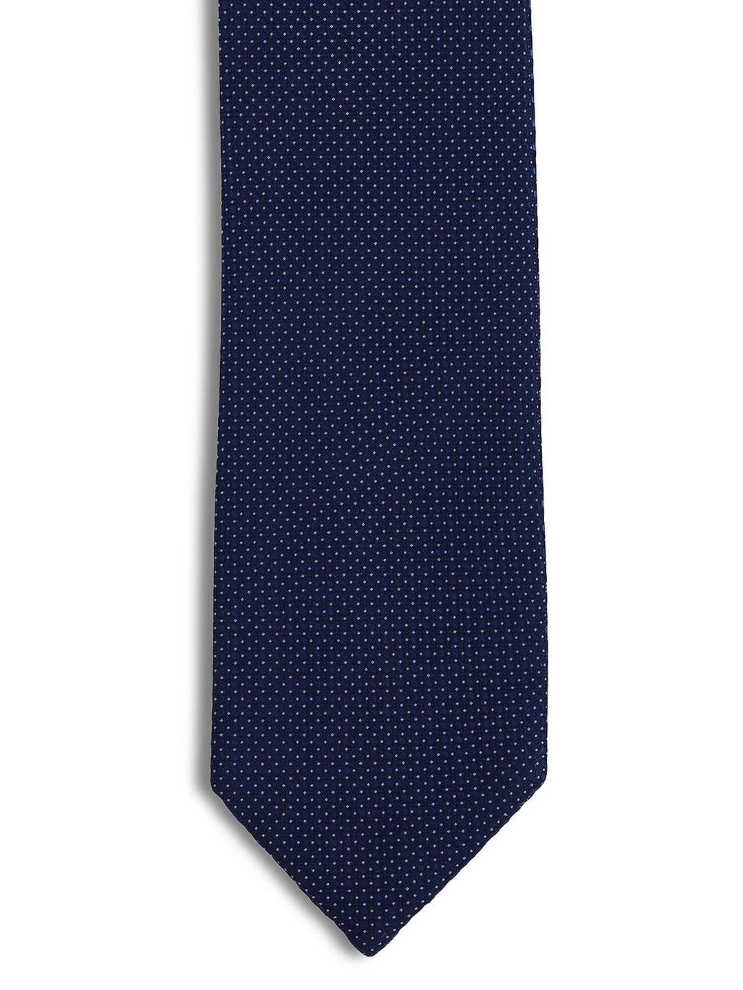 

Arrow Men Woven Design Broad Tie, Navy blue