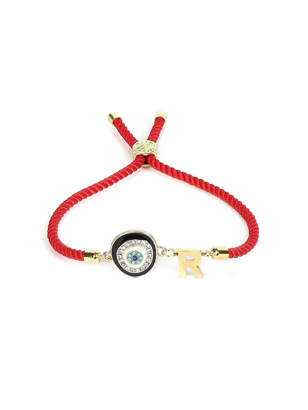 

EL REGALO Artificial Stones Charm Bracelet, Red