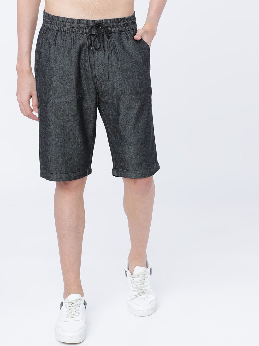 

HIGHLANDER Men Slim Fit Shorts, Black