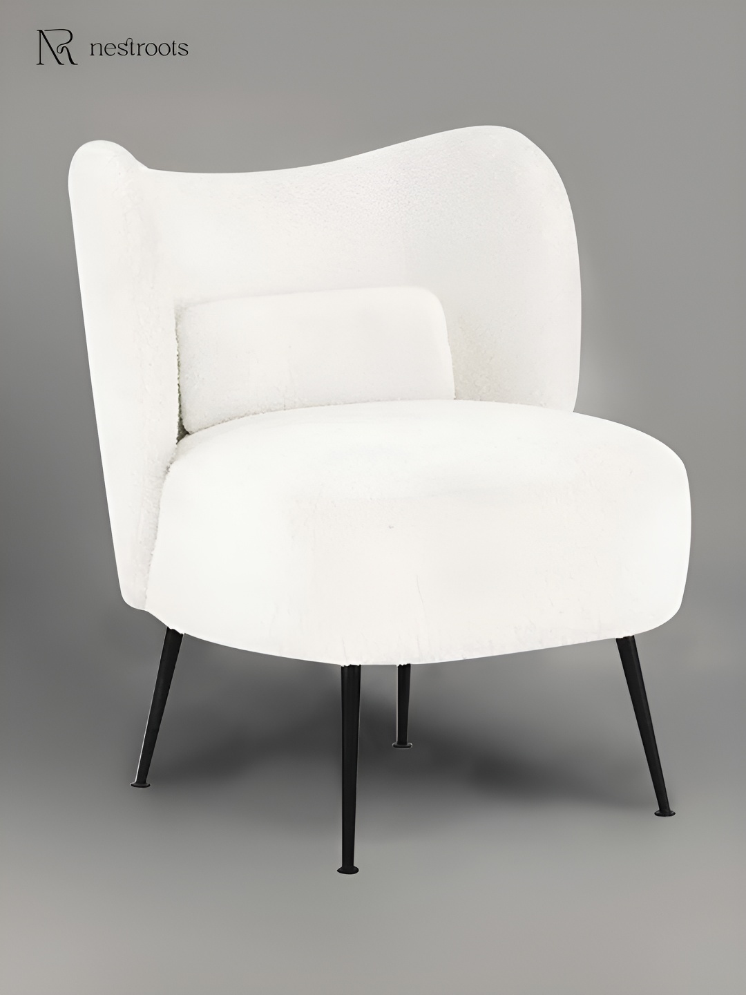 

nestroots White Cozy Nest Lounge Chair