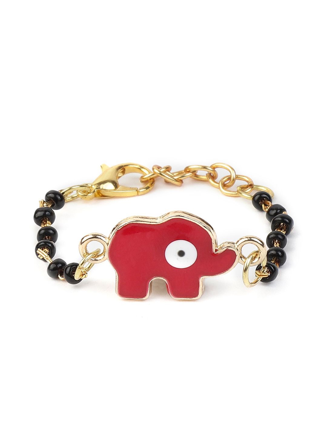 

EL REGALO Kids Beaded Wraparound Bracelet, Gold