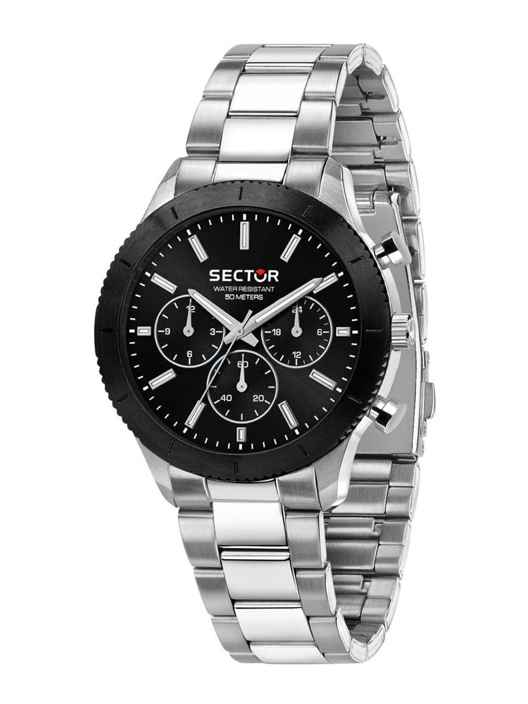 

Sector Men Dial & Stainless Steel Straps Analogue Watch R3253578029, Black