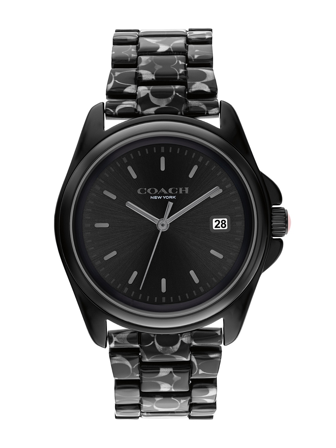 

Coach Women Greyson Dial & Stainless Steel Straps Analogue Watch 14504186, Black