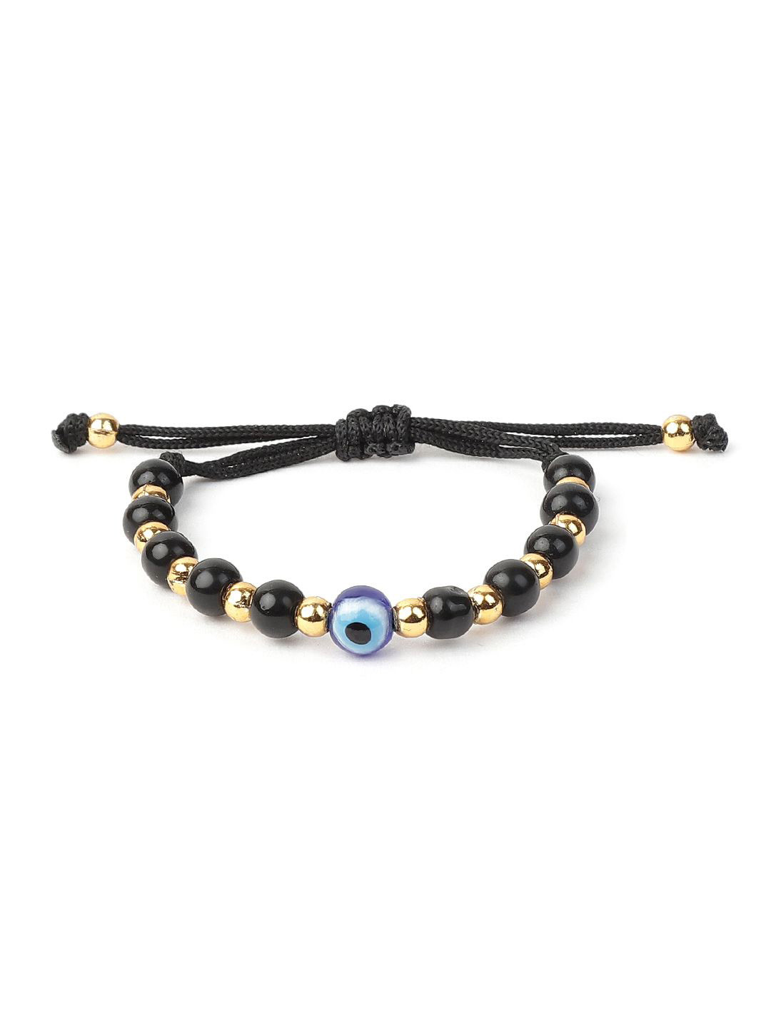 

EL REGALO Kids Evil Eye Studded Wraparound Bracelet, Gold