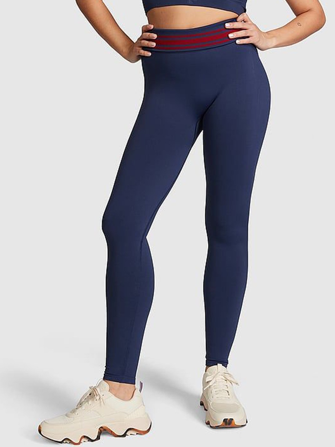 

Victoria's Secret PINK Ankle-Length Gym Tights, Blue