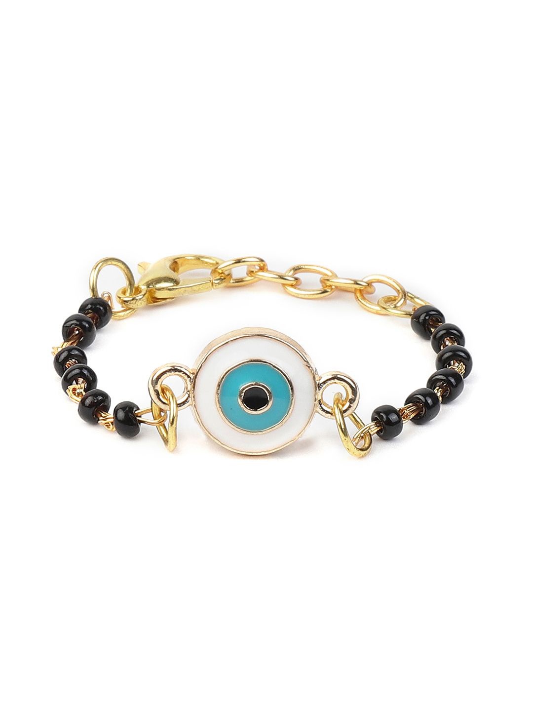 

EL REGALO Kids Beaded Wraparound Bracelet, Gold