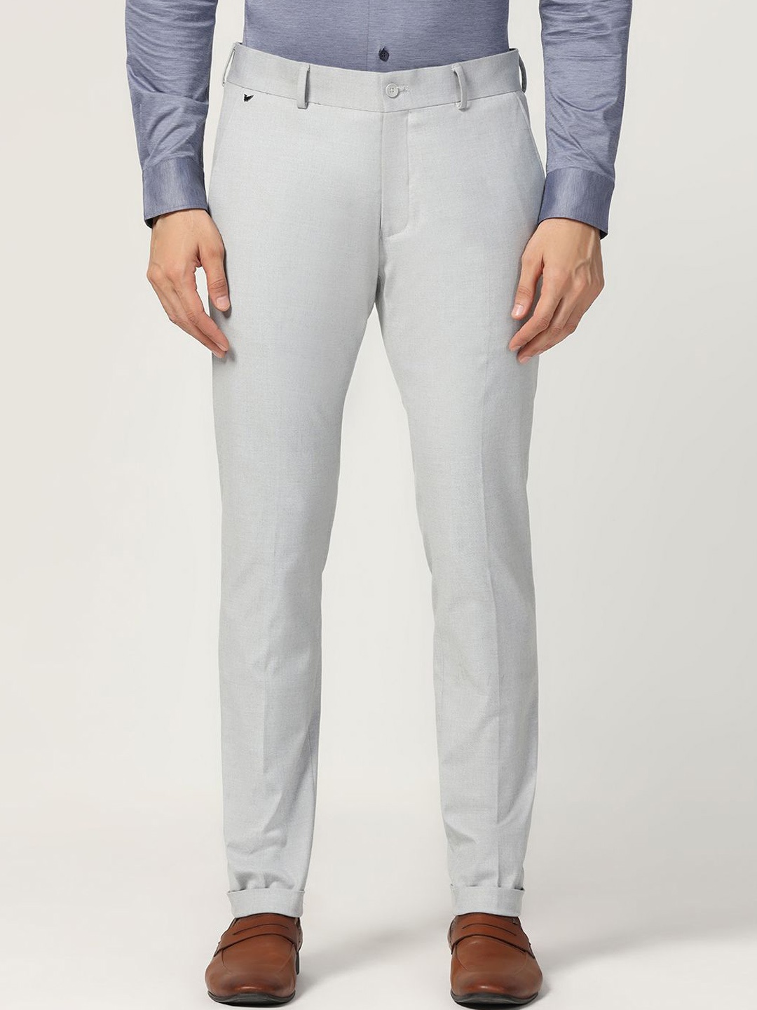 

Blackberrys Men Slim Fit Trousers, Grey