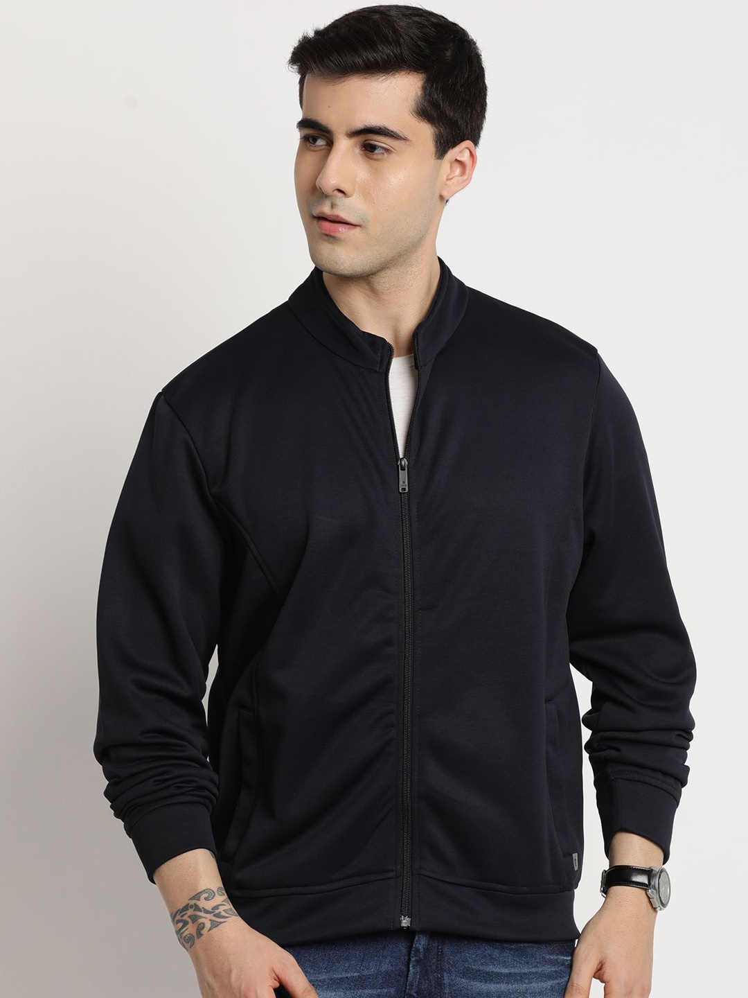 

Turtle Men Windcheater Bomber Jacket, Navy blue