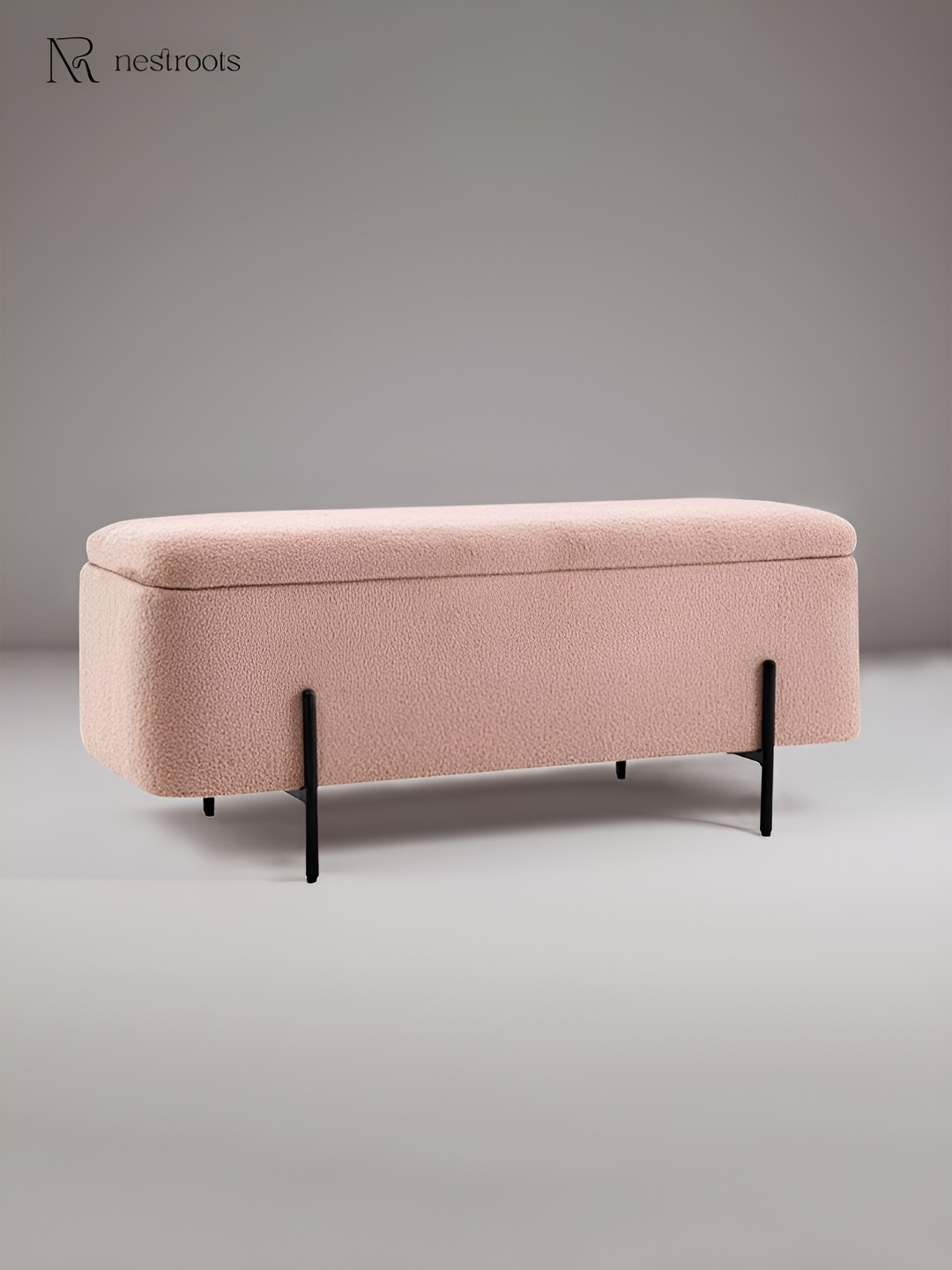 

nestroots Pink Petal Perch Bench Lounge Chair