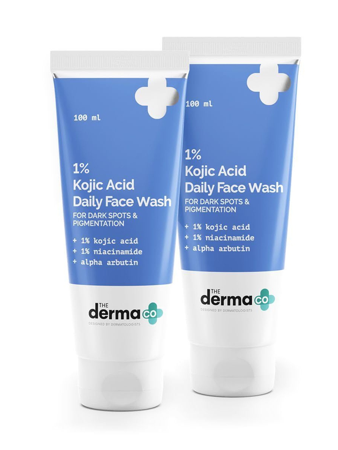 

The Derma co. Set Of 2 Kojic Acid Face Wash -100ml Each, Off white
